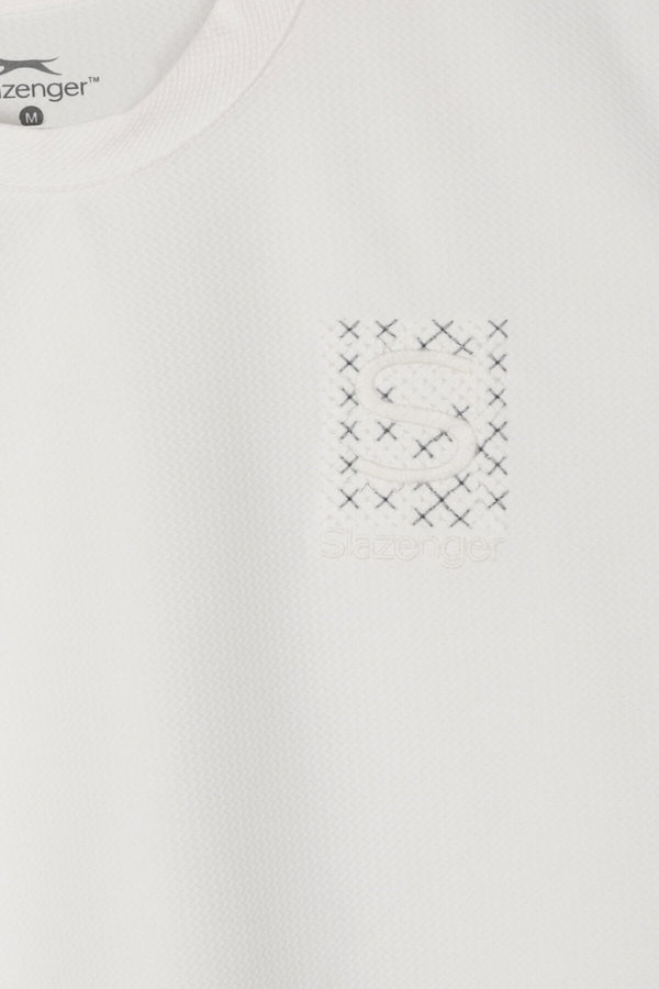 Slazenger ZEGNA Erkek Beyaz Tişört