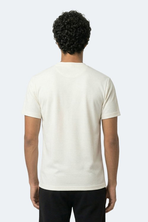 Slazenger ZEGNA Erkek Beyaz Tişört