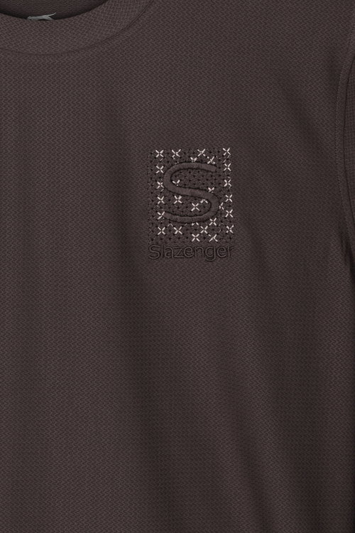 Slazenger ZEGNA Erkek Kahve Tişört