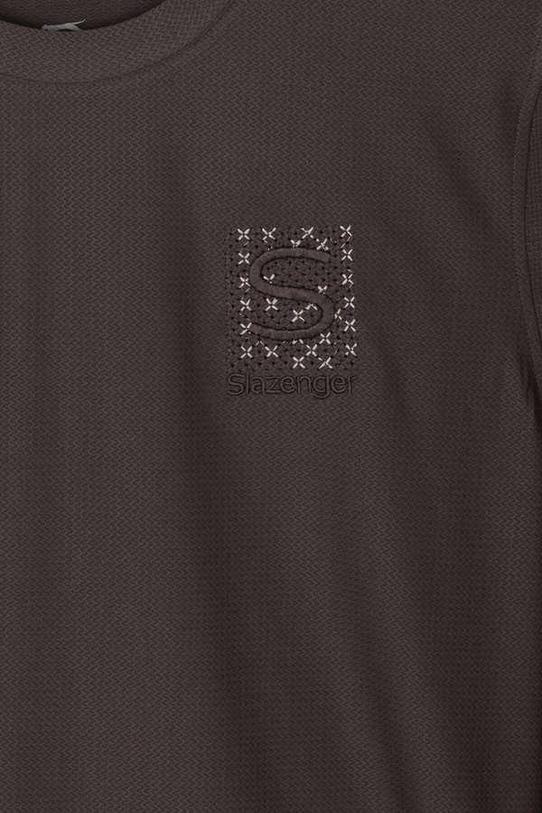 Slazenger ZEGNA Erkek Kahve Tişört