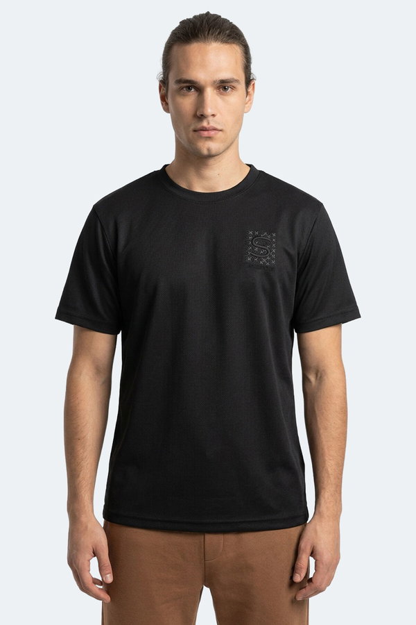 Slazenger ZEGNA Erkek Siyah Tişört