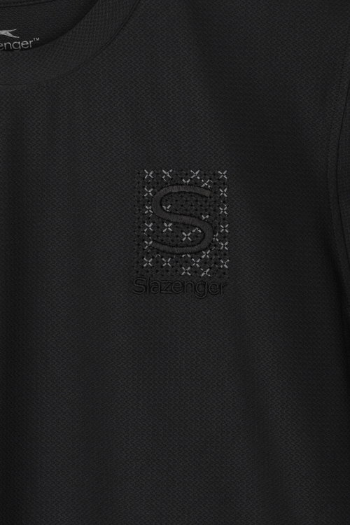 Slazenger ZEGNA Erkek Siyah Tişört