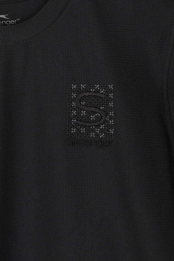Slazenger ZEGNA Erkek Siyah Tişört