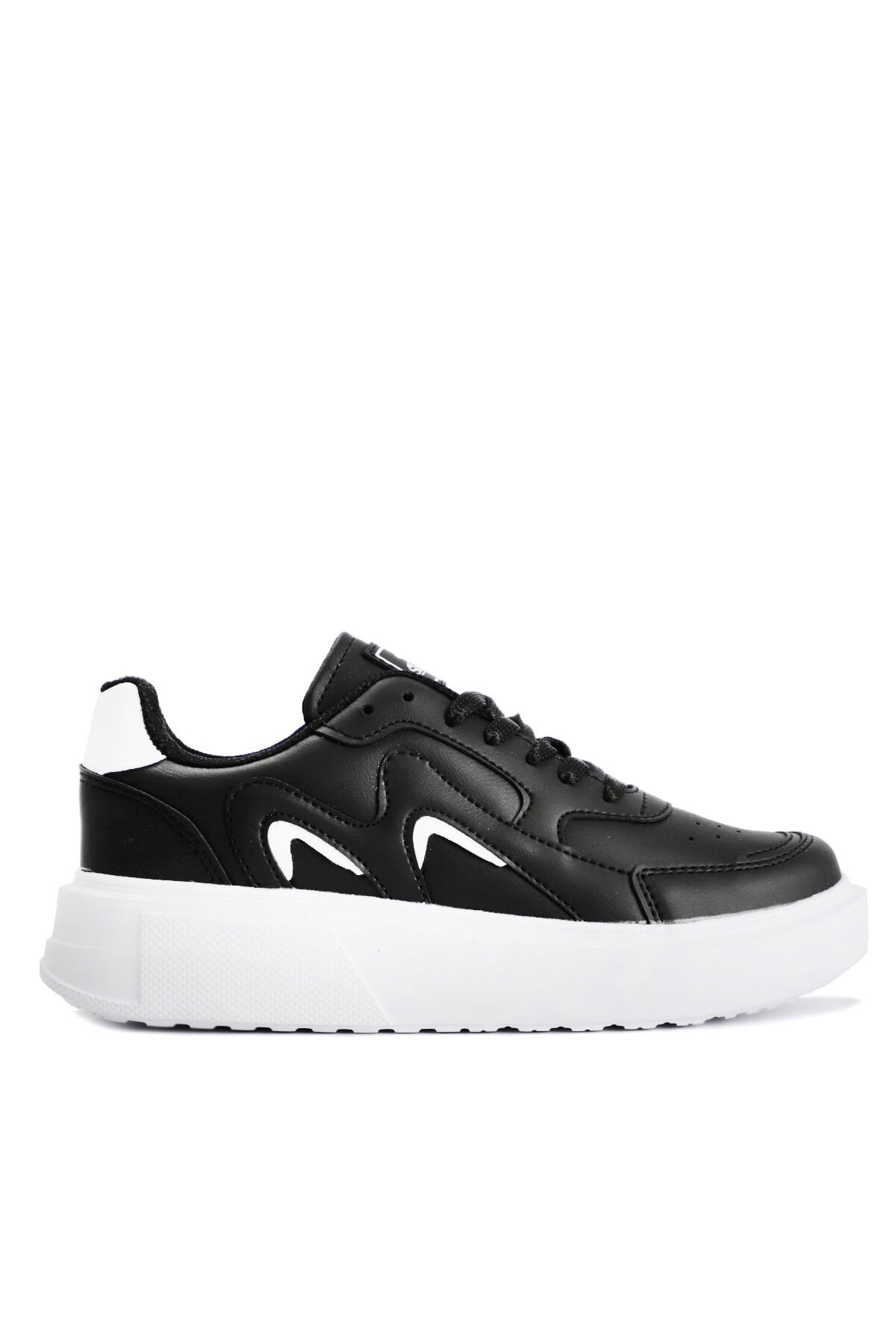 Slazenger ZENIA Sneaker Kadın Ayakkabı Siyah / Beyaz - Thumbnail