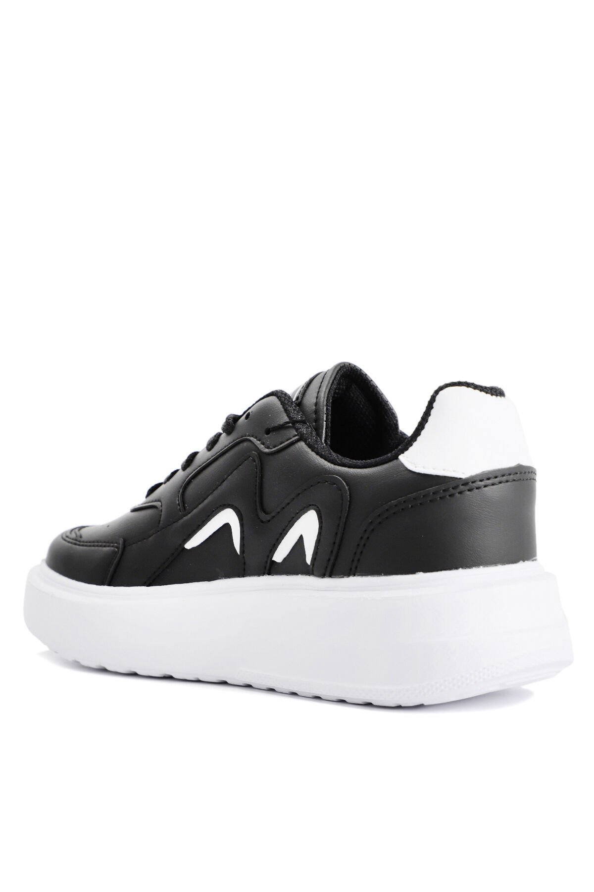 Slazenger ZENIA Sneaker Kadın Ayakkabı Siyah / Beyaz - Thumbnail
