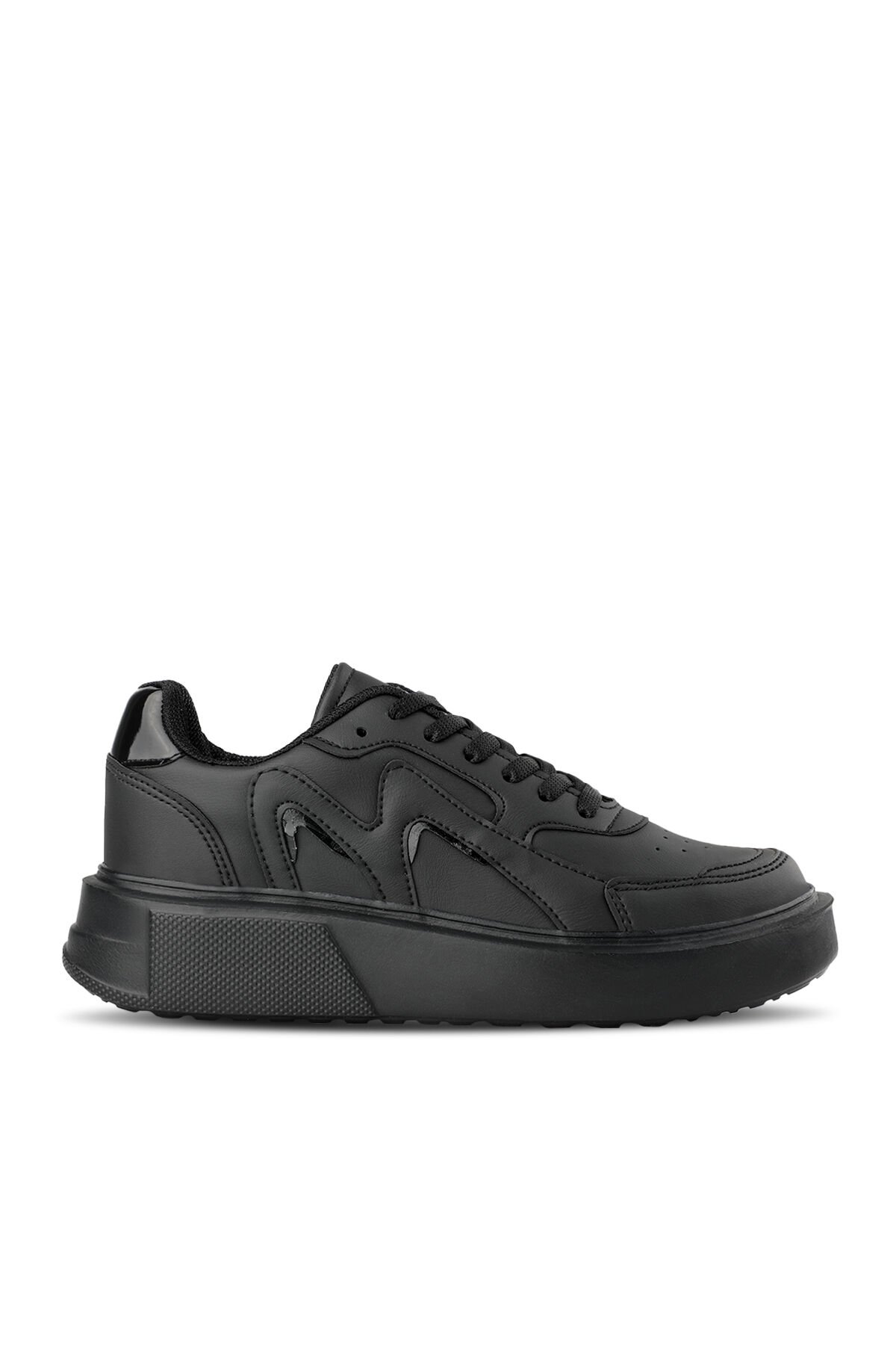 Slazenger ZENIA Sneaker Kadın Ayakkabı Siyah / Siyah - Thumbnail