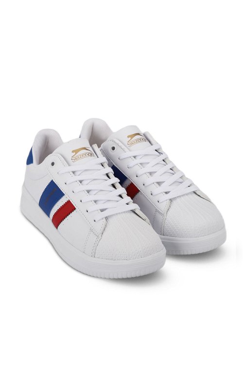 ZENO Sneaker Kadın Ayakkabı Beyaz / Saks Mavi