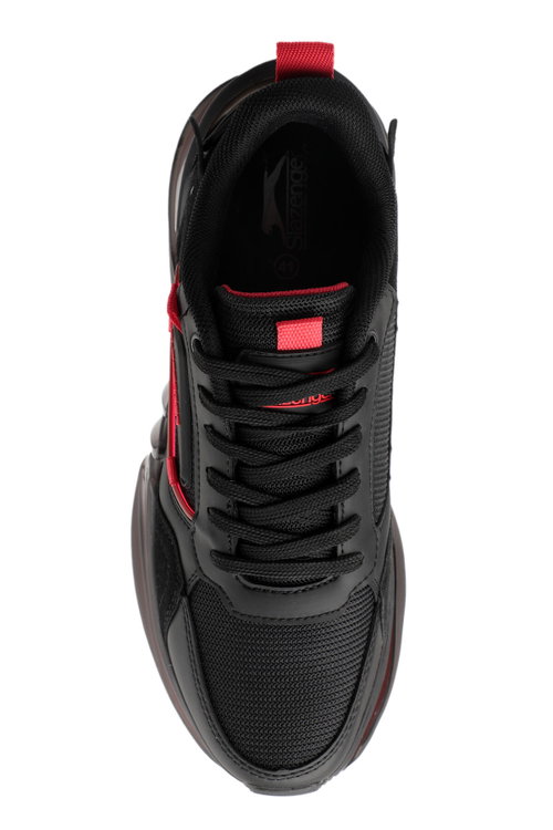 Slazenger ZENON Erkek Siyah / Kırmızı Koşu & Yürüyüş Spor Ayakkabısı