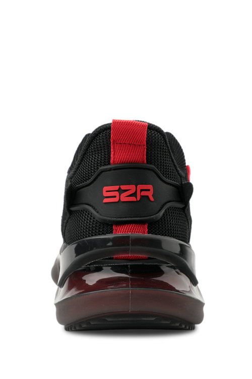 Slazenger ZENON Erkek Siyah / Kırmızı Koşu & Yürüyüş Spor Ayakkabısı
