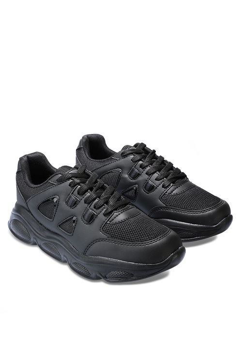ZERAH Sneaker Kadın Ayakkabı Siyah / Siyah