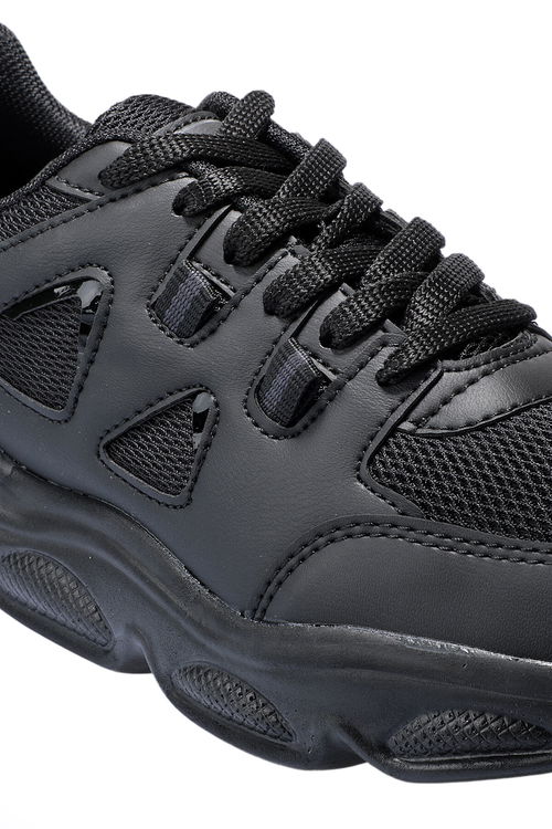 ZERAH Sneaker Kadın Ayakkabı Siyah / Siyah