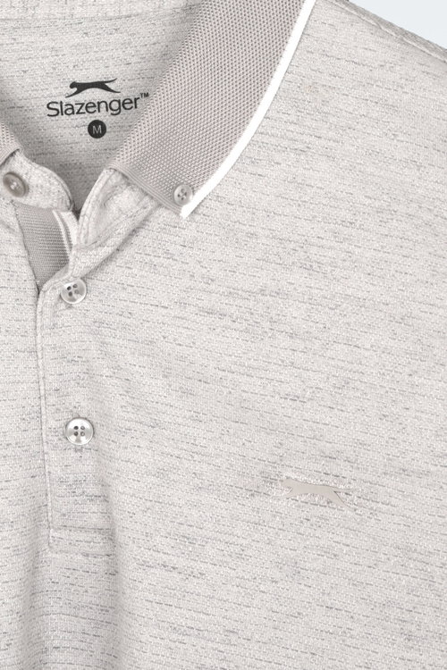 Slazenger ZERU Erkek Gri Tişört