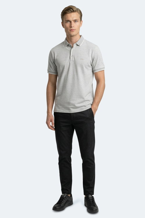 Slazenger ZERU Erkek Gri Tişört