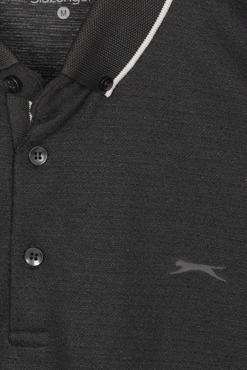Slazenger ZERU Erkek Siyah Tişört