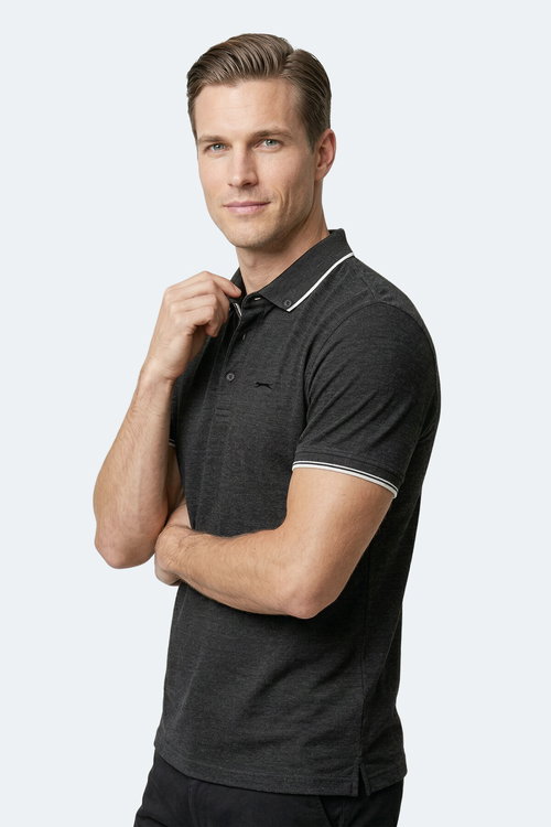 Slazenger ZERU Erkek Siyah Tişört