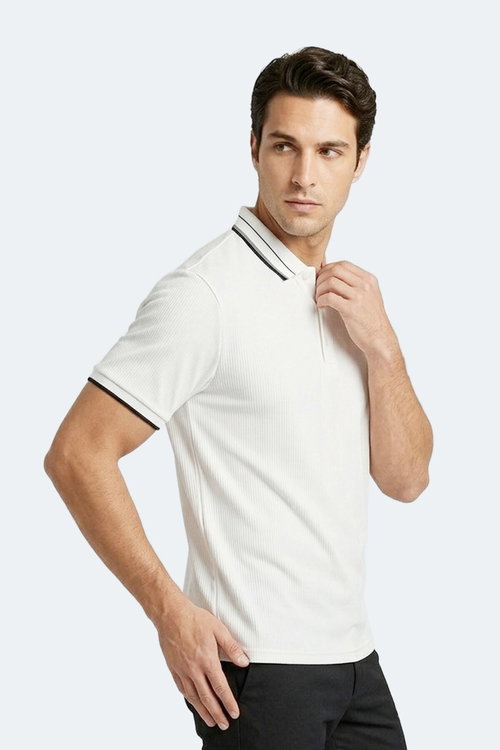 Slazenger ZINOVIA Erkek Beyaz Tişört