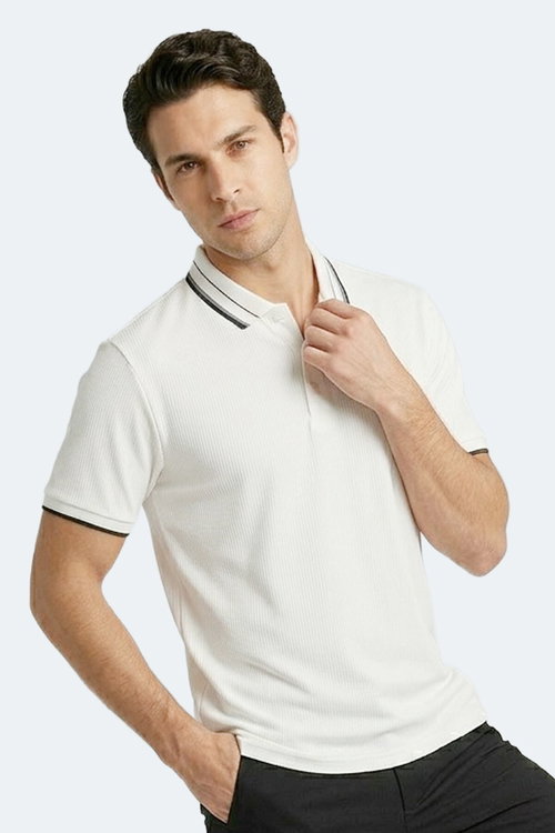 Slazenger ZINOVIA Erkek Beyaz Tişört