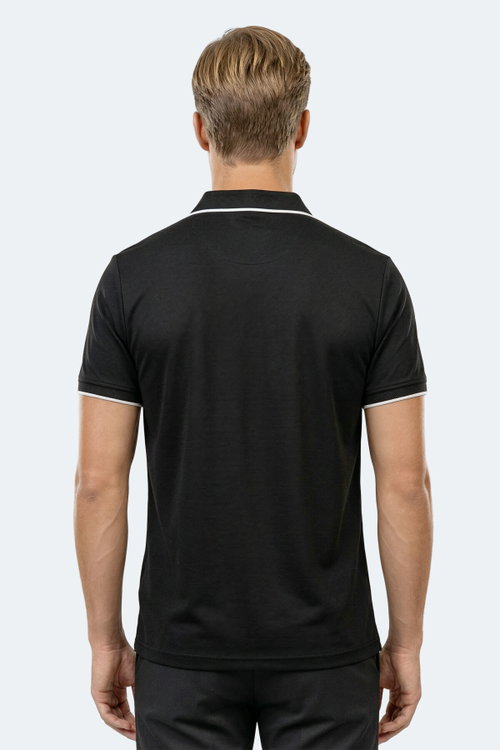 Slazenger ZITHER 2 Lİ SET Erkek Beyaz - Siyah Tişört