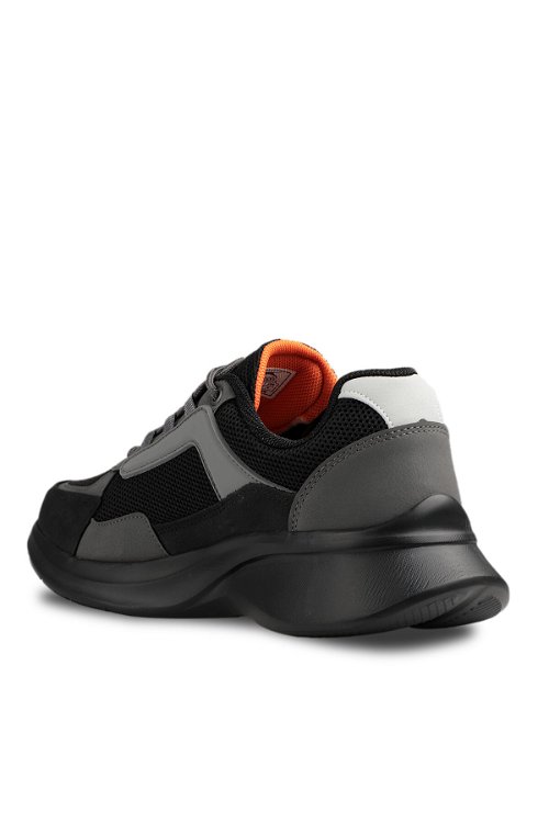 Slazenger ZODYAK I Sneaker Erkek Ayakkabı Siyah / Koyu Gri