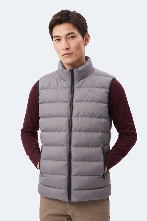 Slazenger ZULA IN Erkek Şişme Gri Yelek