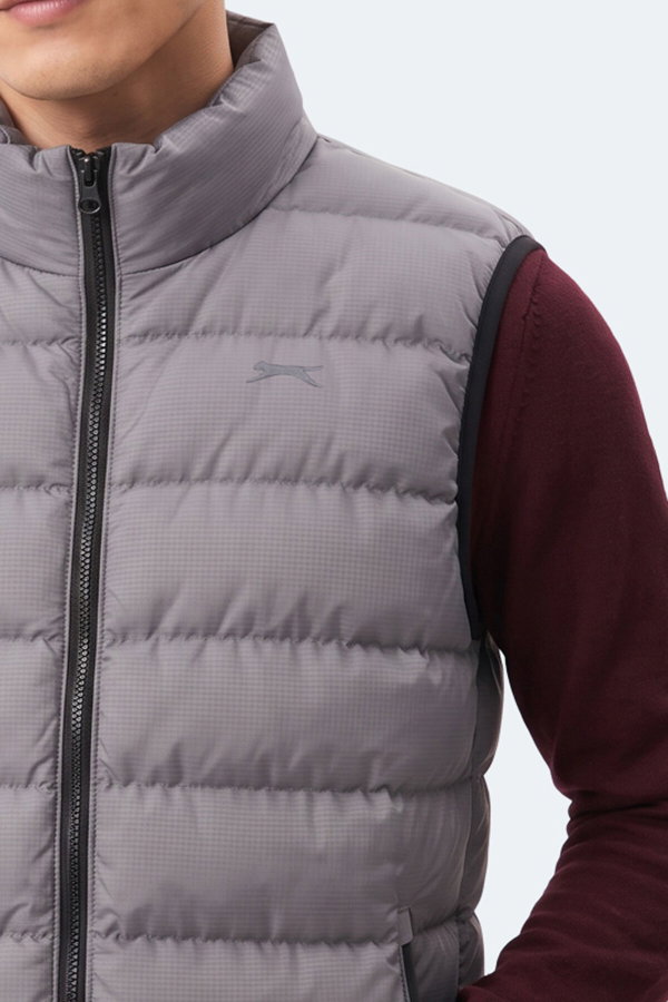 Slazenger ZULA IN Erkek Şişme Gri Yelek