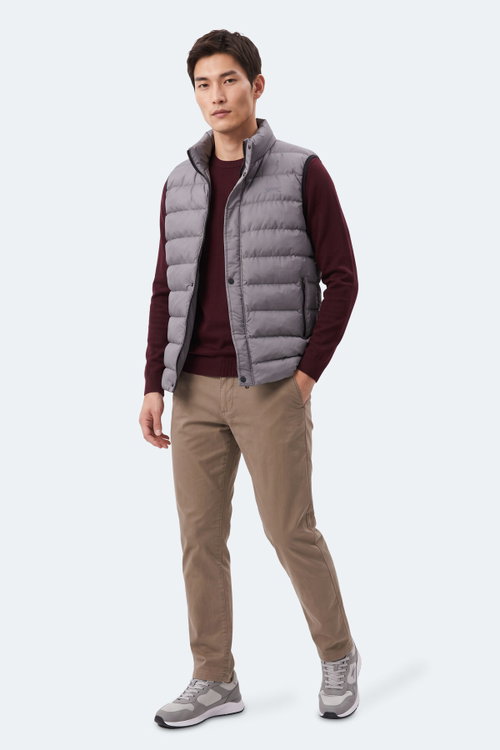 Slazenger ZULA IN Erkek Şişme Gri Yelek