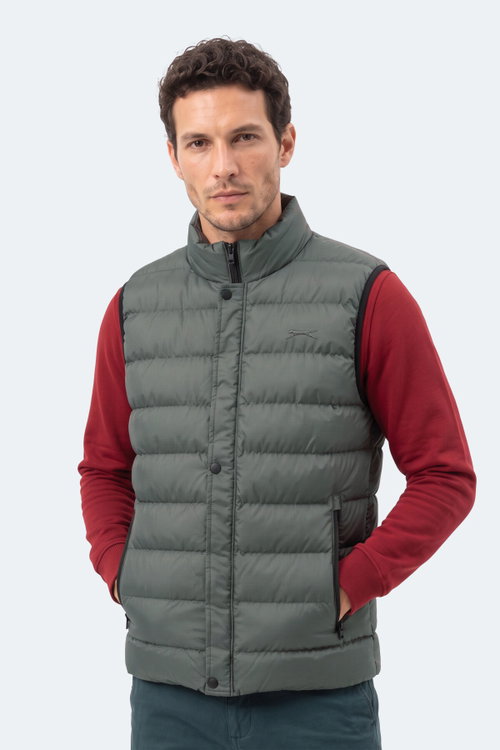 Slazenger ZULA IN Erkek Şişme Haki Yelek