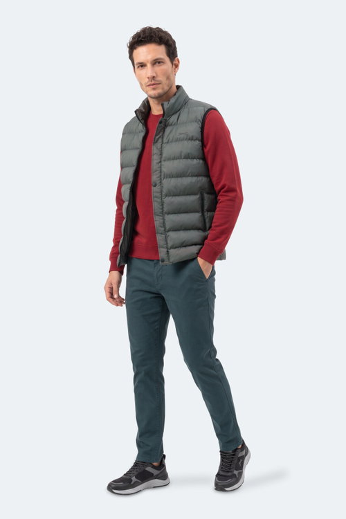 Slazenger ZULA IN Erkek Şişme Haki Yelek