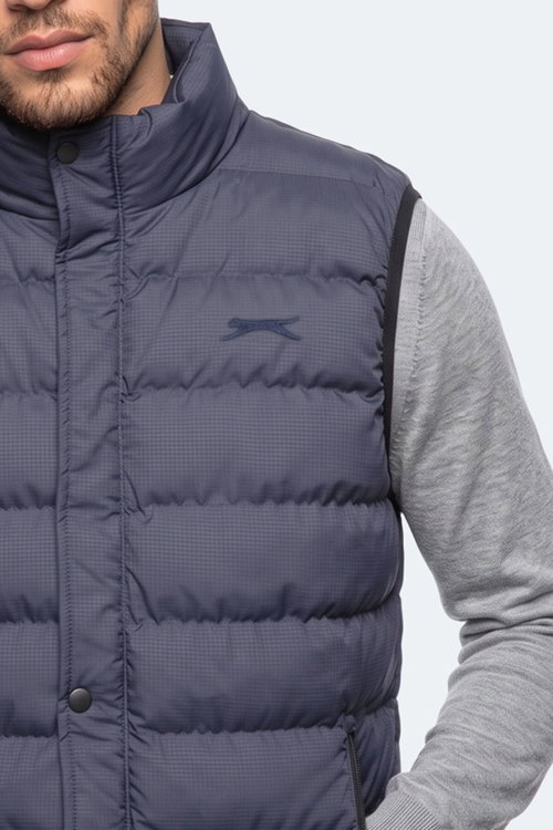 Slazenger ZULA IN Erkek Şişme Lacivert Yelek