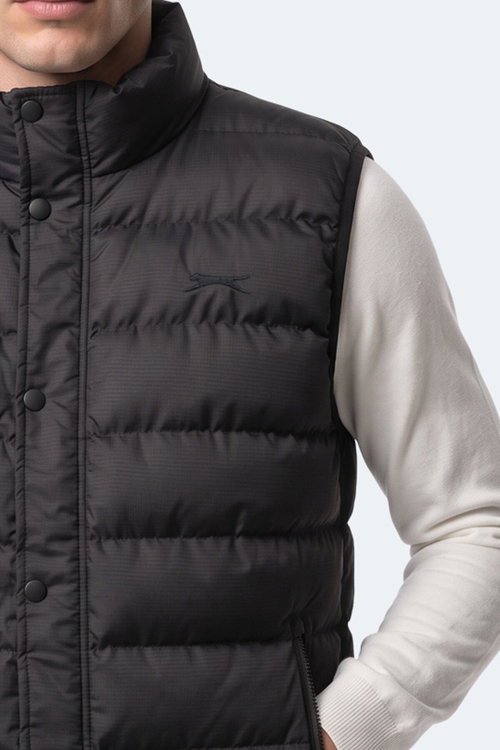 Slazenger ZULA IN Erkek Şişme Siyah Yelek