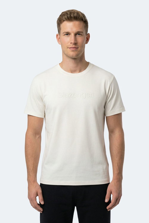 Slazenger ZURANIS Erkek Beyaz Tişört