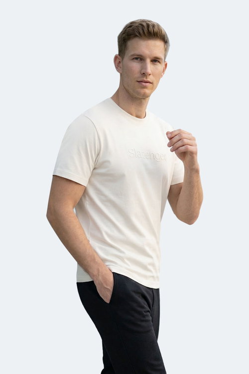 Slazenger ZURANIS Erkek Beyaz Tişört