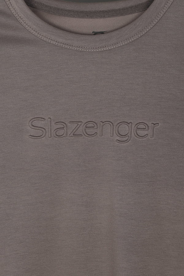 Slazenger ZURANIS Erkek Kahve Tişört