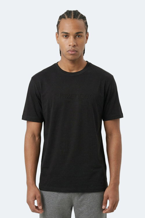Slazenger ZURANIS Erkek Siyah Tişört