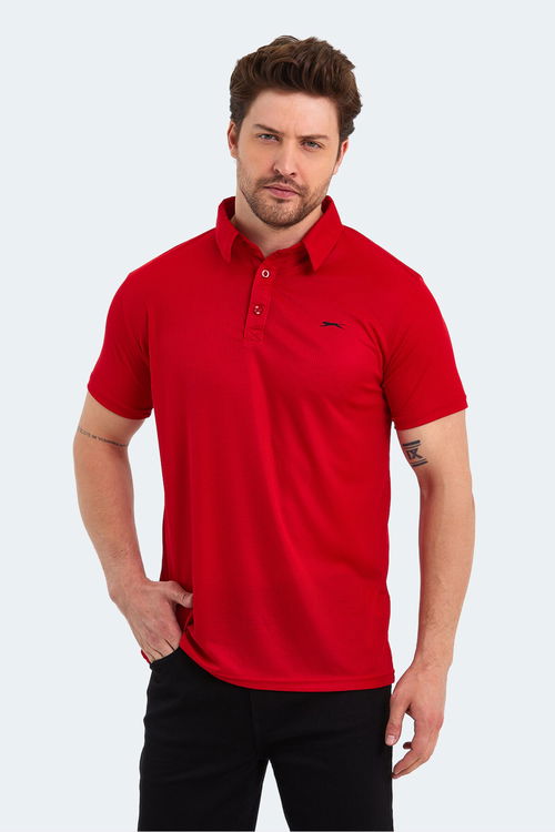 SLOAN 3lü Set Erkek Tişört Beyaz - Koyu Gri - Kırmızı