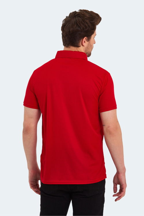SLOAN 3lü Set Erkek Tişört Beyaz - Koyu Gri - Kırmızı