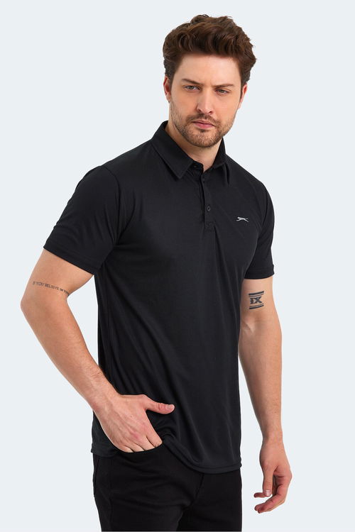 Slazenger SLOAN 5 li Set Erkek Beyaz - Siyah - Koyu Gri - Saks Mavi - Yeşil Tişört