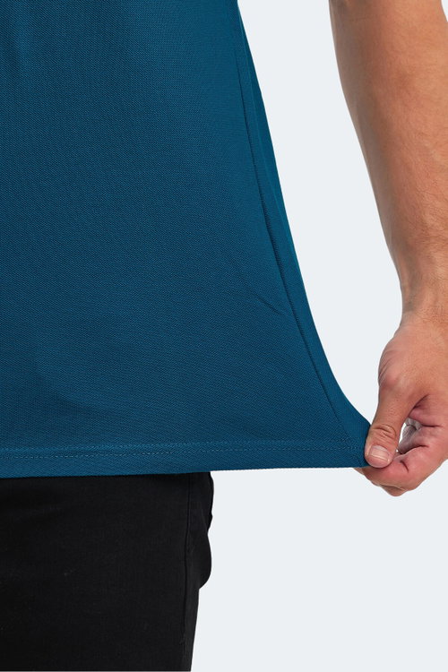 Slazenger SOHO I Erkek Polo Yaka Petrol Tişört