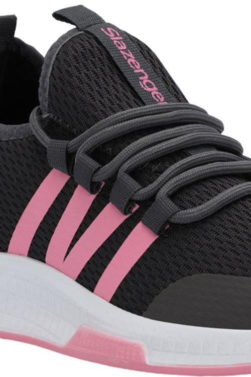 Slazenger TUESDAY I Kadın Koyu Gri / Pembe Koşu & Yürüyüş Spor Ayakkabısı