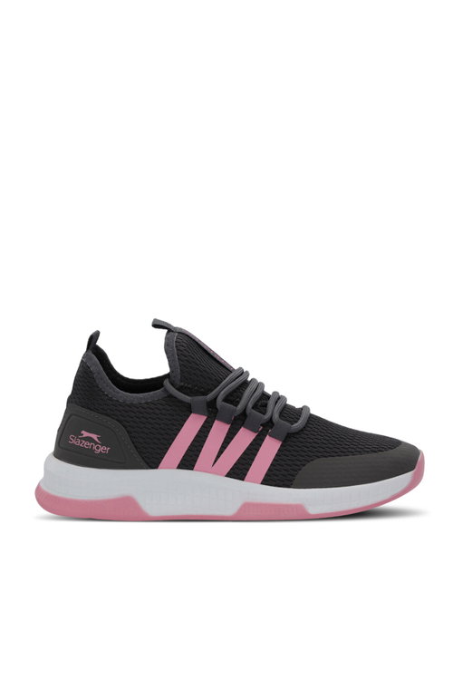 Slazenger TUESDAY I Kadın Koyu Gri / Pembe Koşu & Yürüyüş Spor Ayakkabısı