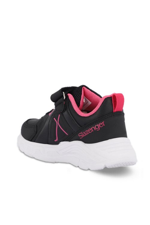 Slazenger VACATION I Sneaker Unisex Çocuk Ayakkabı Siyah / Fuşya
