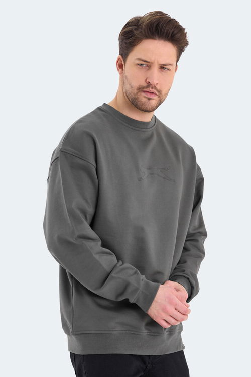 VADIK OVERSIZE Erkek Sweatshirt Haki