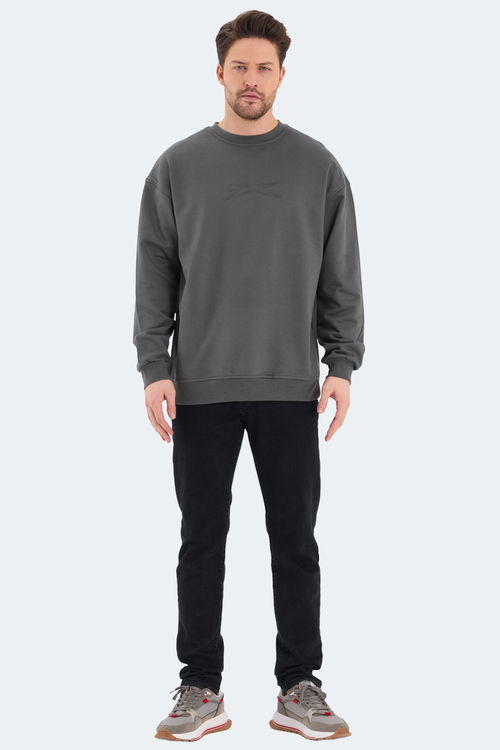 VADIK OVERSIZE Erkek Sweatshirt Haki