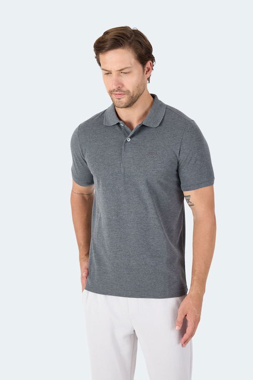 Slazenger VALE KTN Erkek Tişört Antrasit
