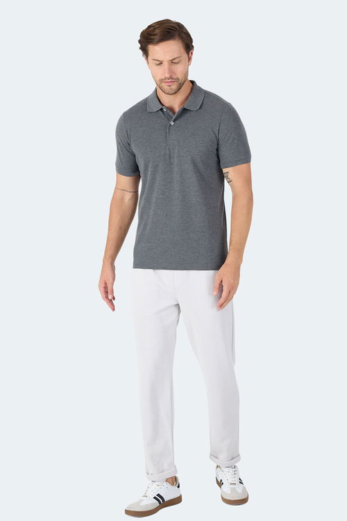 Slazenger VALE KTN Erkek Tişört Antrasit