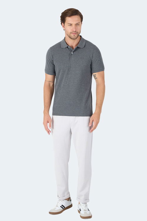 Slazenger VALE KTN Erkek Tişört Antrasit