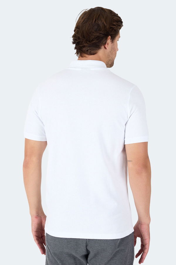 Slazenger VALE KTN Erkek Tişört Beyaz