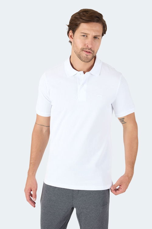 Slazenger VALE KTN Erkek Tişört Beyaz