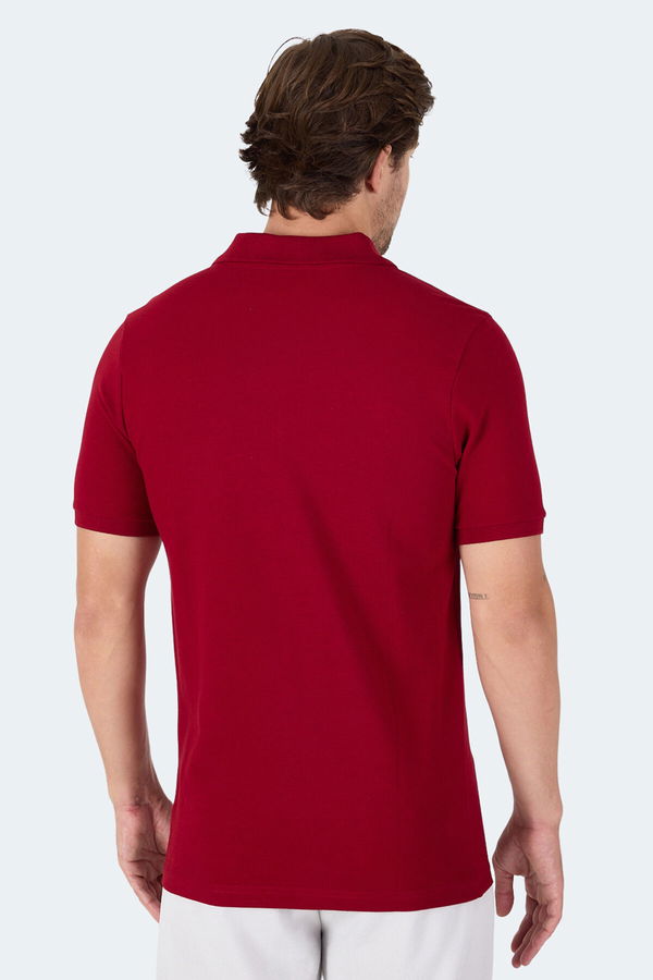 Slazenger VALE KTN Erkek Tişört Bordo