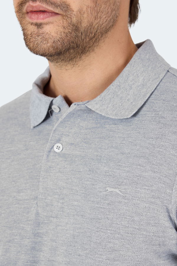 Slazenger VALE KTN Erkek Tişört Gri